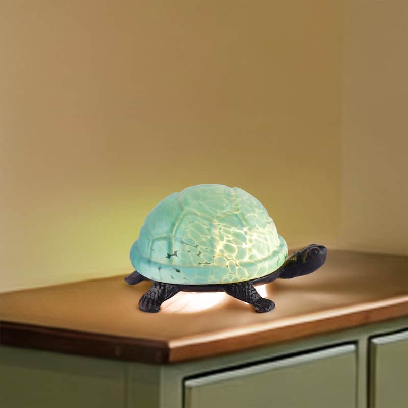 Turquoise Turtle Tiffany Desk Lamp