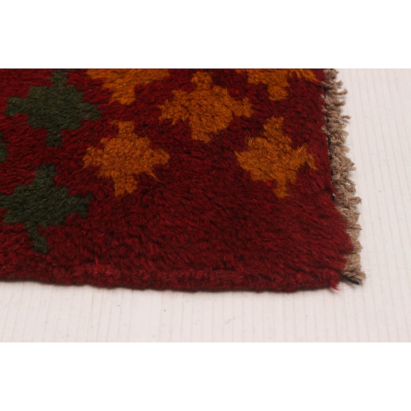 ECARPETGALLERY Hand-knotted Akhjah Red Wool Rug - 6'0 x 8'1