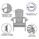preview thumbnail 25 of 44, Indoor/Outdoor Folding Adirondack Chairs with Cushions - Set of 2 - 30.25"W x 34"D x 37"H
