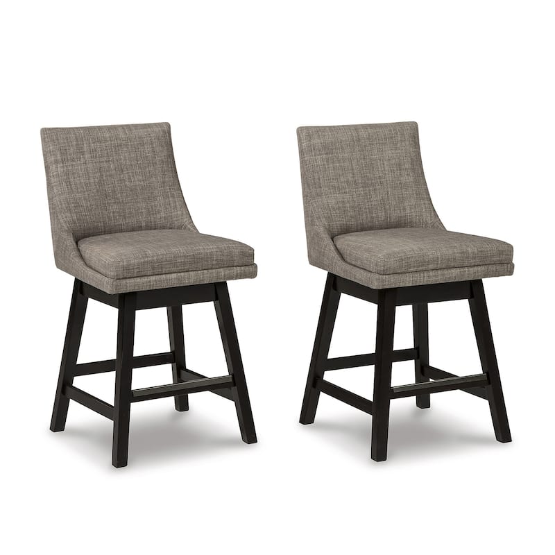 Tallenger Upholstered Swivel Stool (Set of 2)