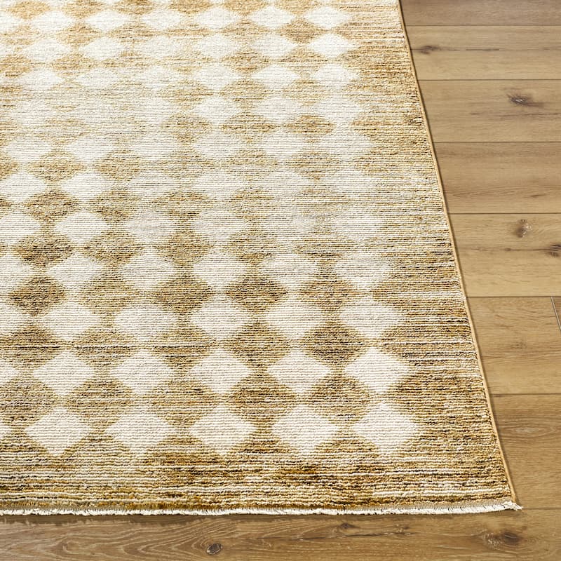 Galey Alix x Livabliss Myrtle Avenue V Vintage Checkerboard Area Rug