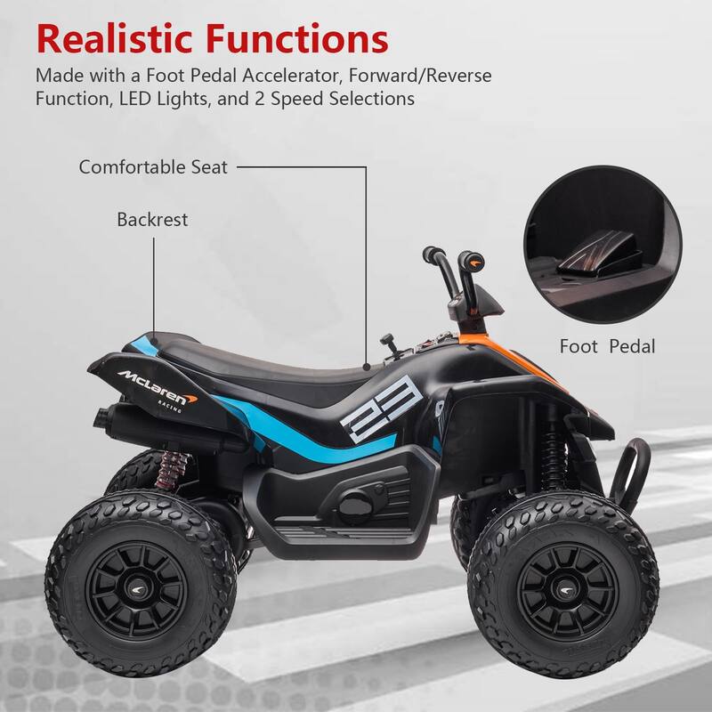 Kids JL212 McLaren Authorized ATV Ride