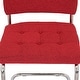 preview thumbnail 6 of 16, Breuer Chair Company Aurora Cushion Padded Seat & Cushion Back Cantilever Side Chair w Chrome Frame (Various Upholstery Fabrics)