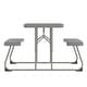 preview thumbnail 10 of 46, Indoor/Outdoor Commercial Grade Kids Folding Picnic Table with Benches - 37.5"D x 32.625"W x 21.5"H