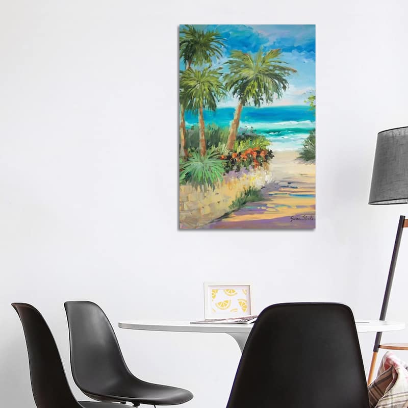 iCanvas "Palm Path" by Jane Slivka Canvas Print - 40x26x1.5