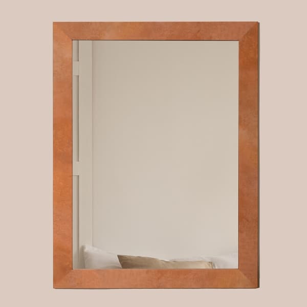 Kitsch LED Arch Desk Mirror - Terracotta