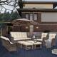 Option Cream-Brown Rattan