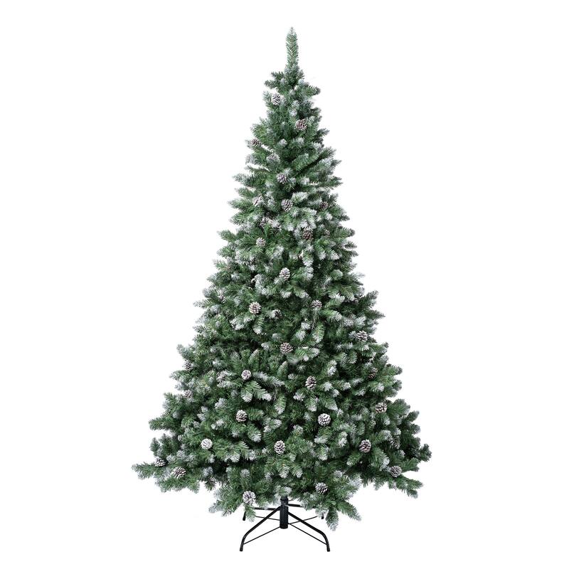 National Tree Company 7.5 ft. Oakley Hills Snow Tree - 7.5 Foot