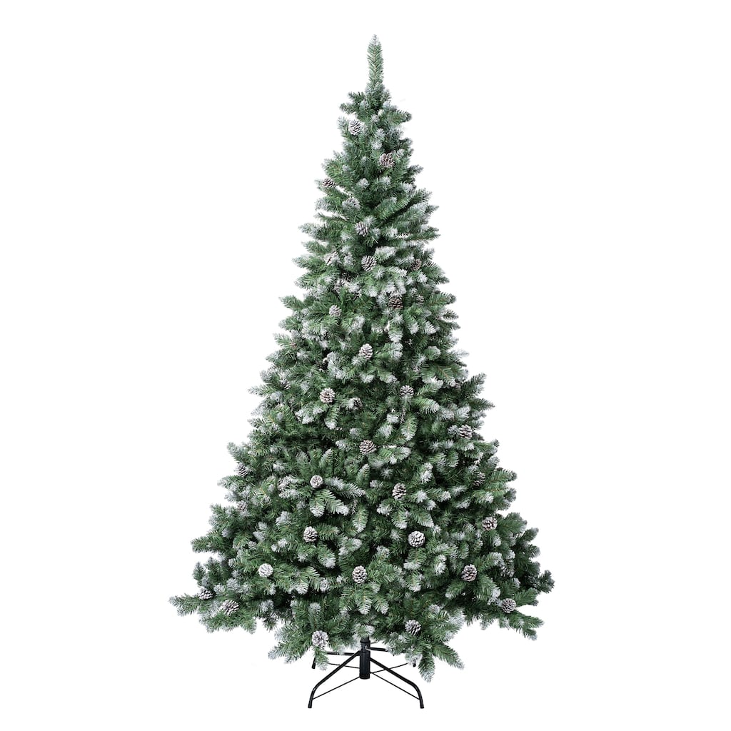 National Tree Company 7.5 ft. Oakley Hills Snow Tree - 7.5 Foot
