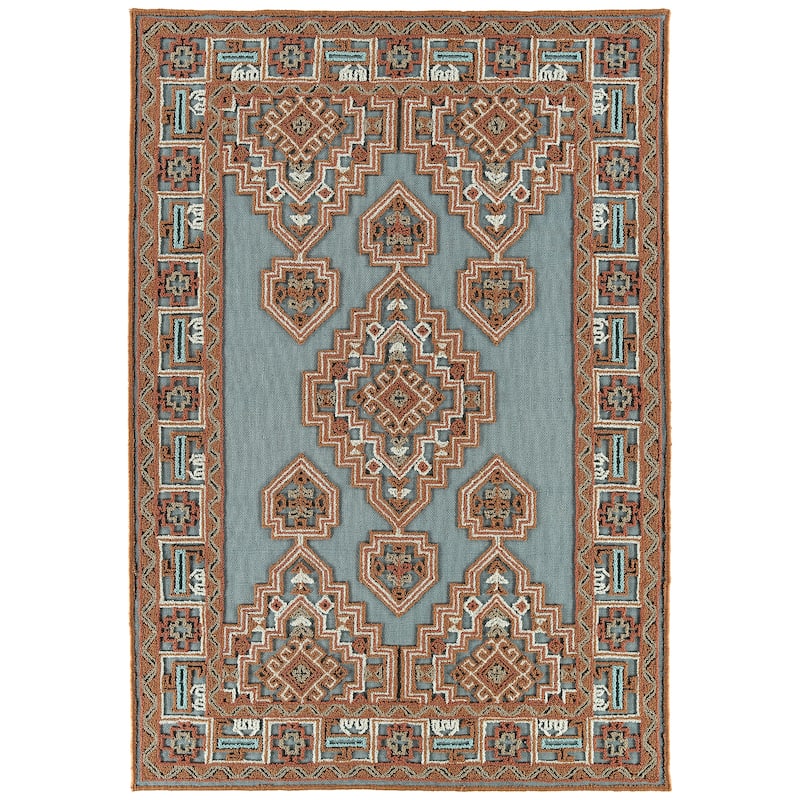 TDW01 Tamara Day Warwick Terracotta Hand Tufted Indoor Area Rug - 2'6" x 8'