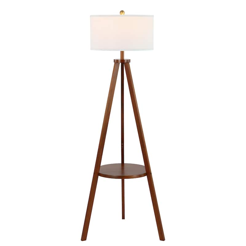 SAFAVIEH Lighting Vivienne 68-inch Floor Lamp - 16" W x 16" D x 68" H - Natural - 22Wx22Dx62H