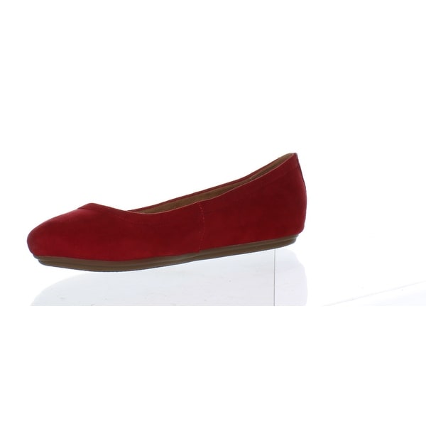 red ballet pumps size 5