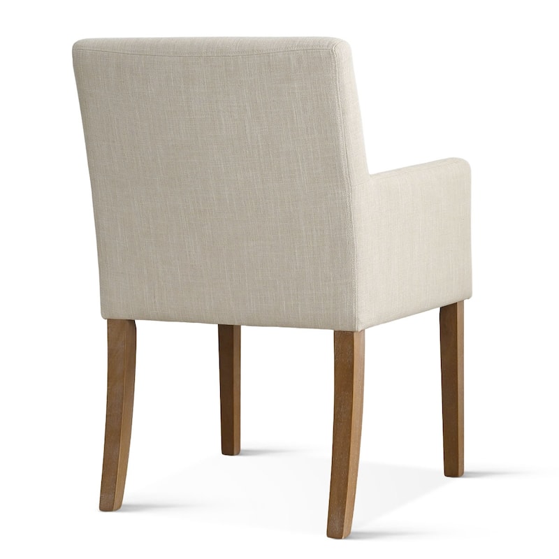 Linen Upholstered Armchair(Set of 2)