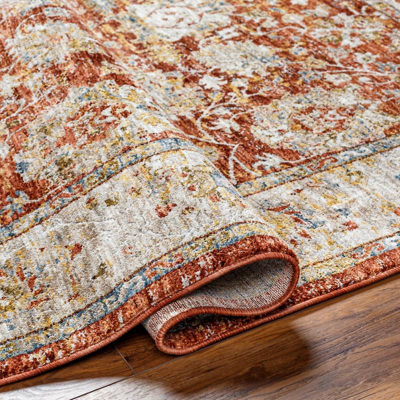 Livabliss Transitional Mona Lisa Medallion Area Rug