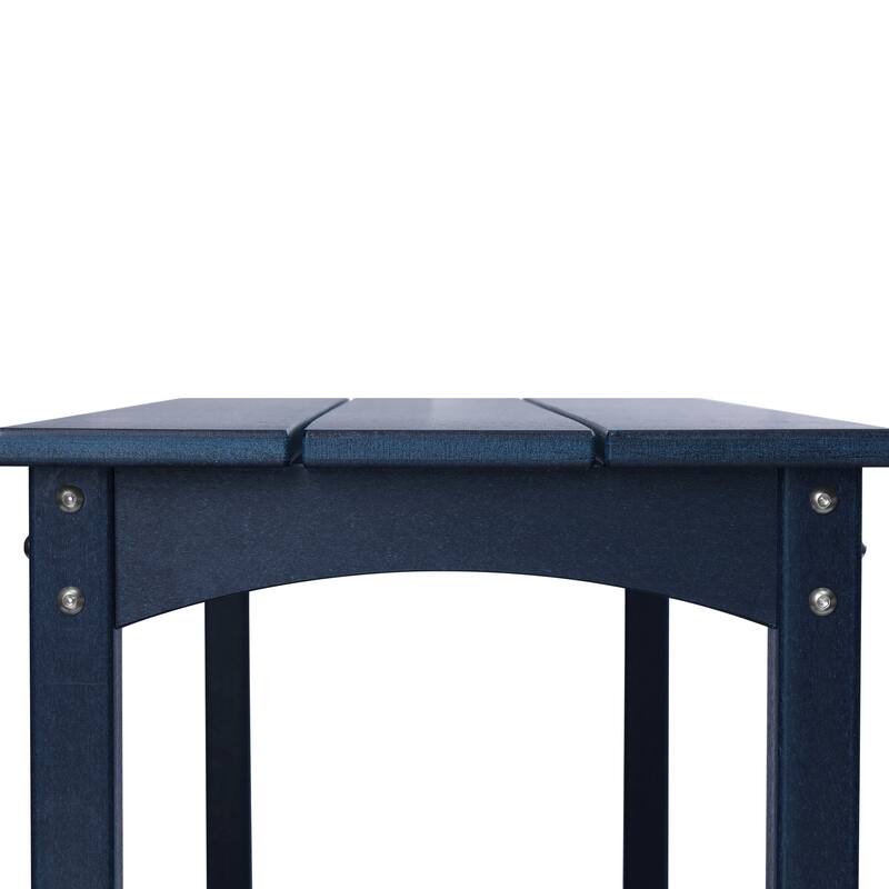 Laguna Hdpe All Weather Outdoor Patio Two Shelf Table