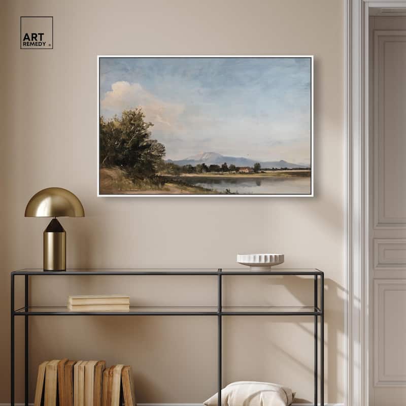 Hilltop Tower View III Canvas by Art Remedy
