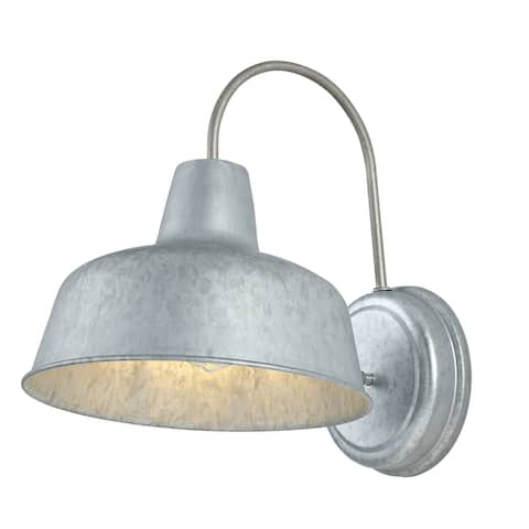 SAFAVIEH Lighting Jennine Outdoor Wall Sconce - 11" W x 14" D x 13" H