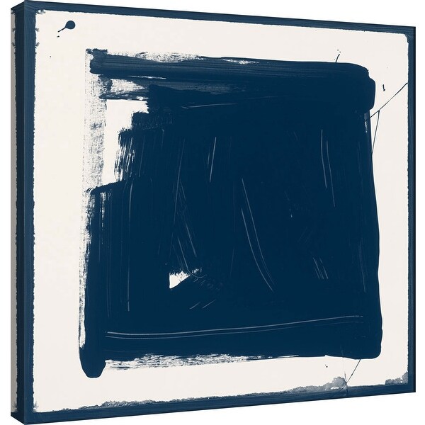 PTM Images 9-100920 PTM Canvas Collection 12" x 12" - "Indigo N" Giclee Abstract Art Print on Canvas