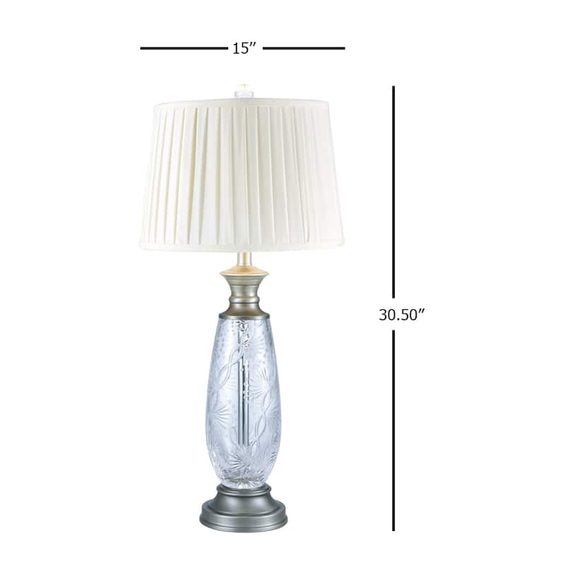 Impressionable Crystal Table Lamp - Overstock - 32596664
