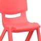 preview thumbnail 21 of 35, 4 Pack Plastic Stackable K-2 School Chair with 13.25"H Seat