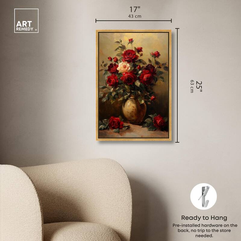 Lavish Lily Lament Canvas by Art Remedy