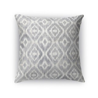 Kavka Designs grey omari gray accent pillow with insert - Overstock ...