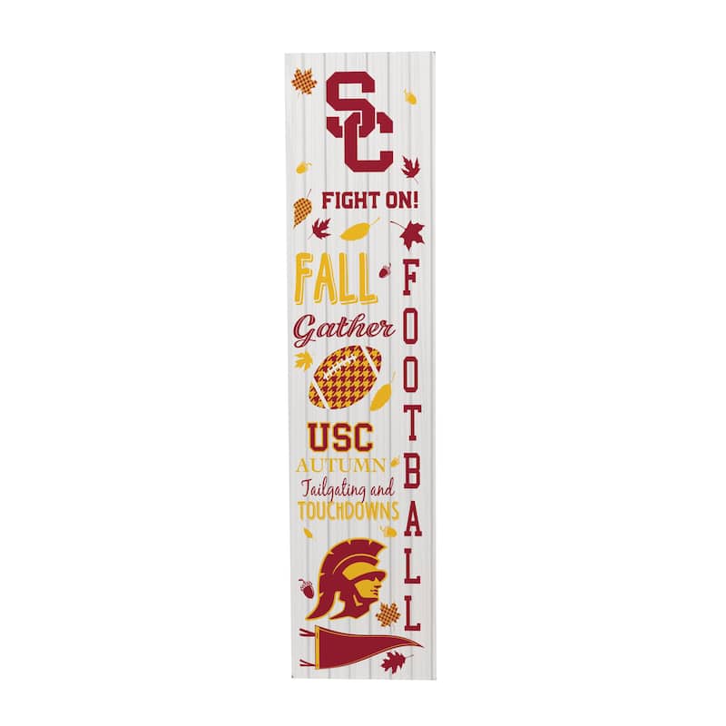 47" Double Sided Seasonal Porch Leaner, University of Southern California - 47" x 11.25"