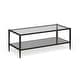 preview thumbnail 19 of 33, Hera 45'' Wide Rectangular Coffee Table with Mirror Shelf