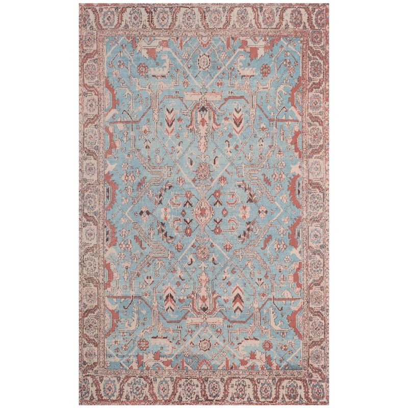 SAFAVIEH Classic Vintage Boho Loeke Distressed Oriental Cotton Rug