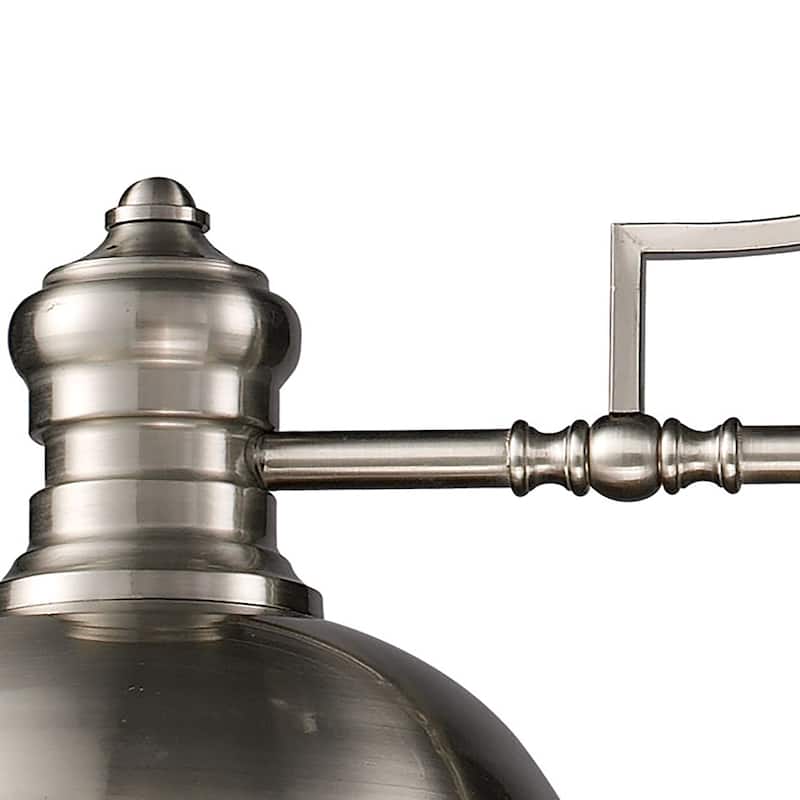 Elk Home Chadwick Satin Nickel With Metal Shade 3 Light Chandelier