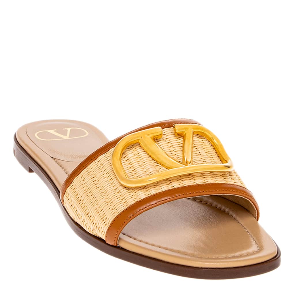 Valentino VLogo Signature Slide Sandals
