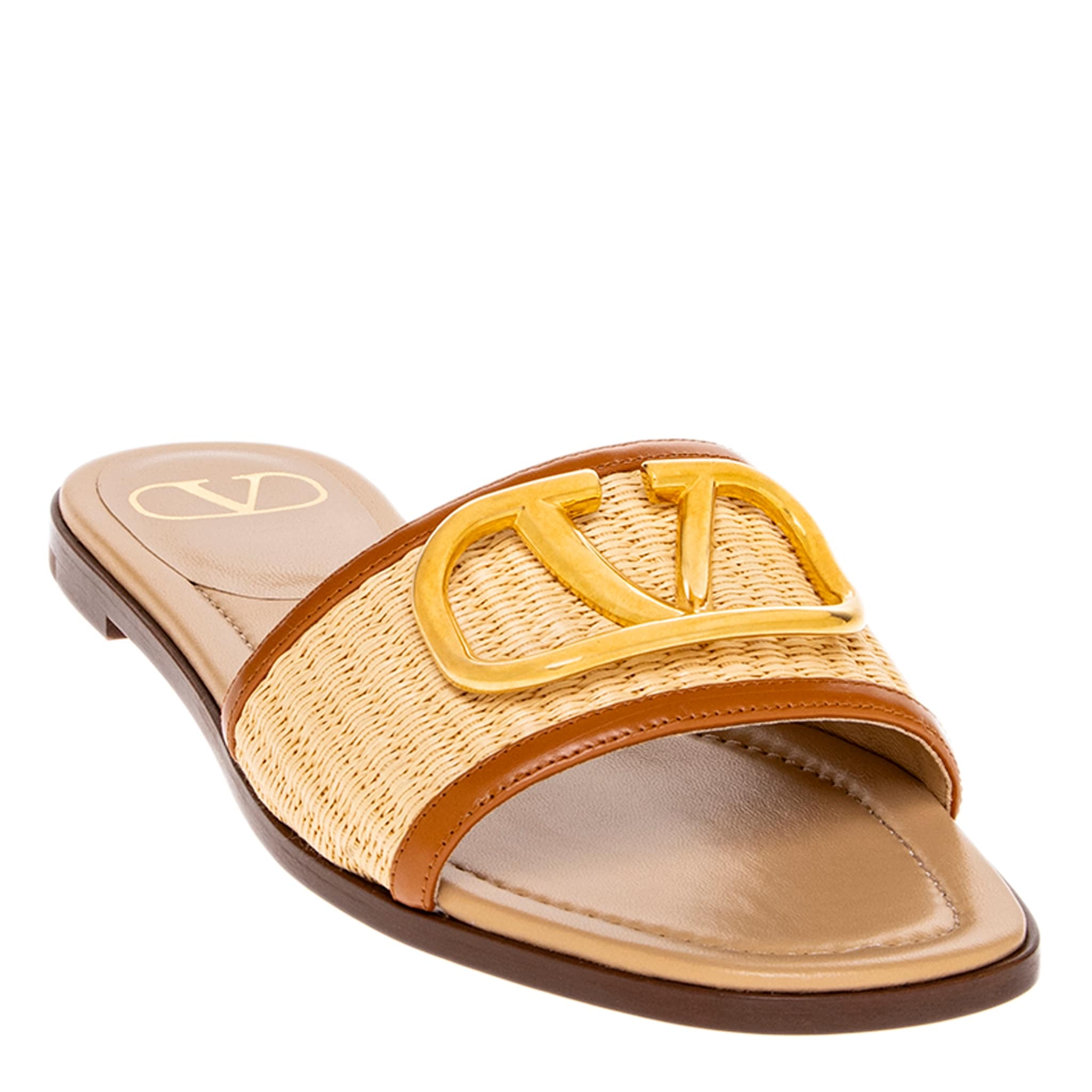 Valentino VLogo Signature Slide Sandals