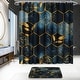 preview thumbnail 21 of 29, 4 Pcs Bathroom Shower Curtain Set,Bathroom Sets with Rugs