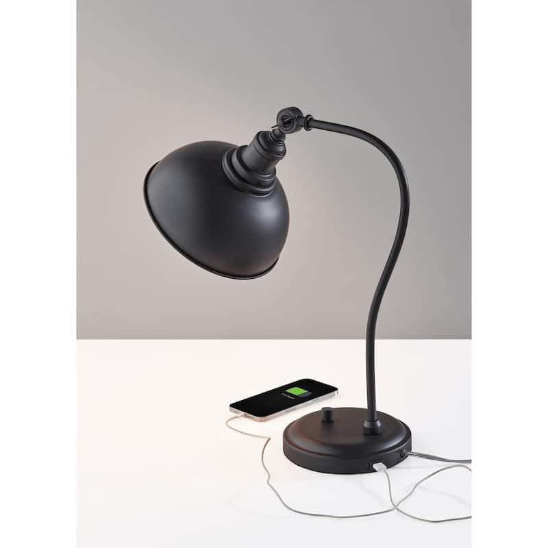 Wallace Black Desk Lamp