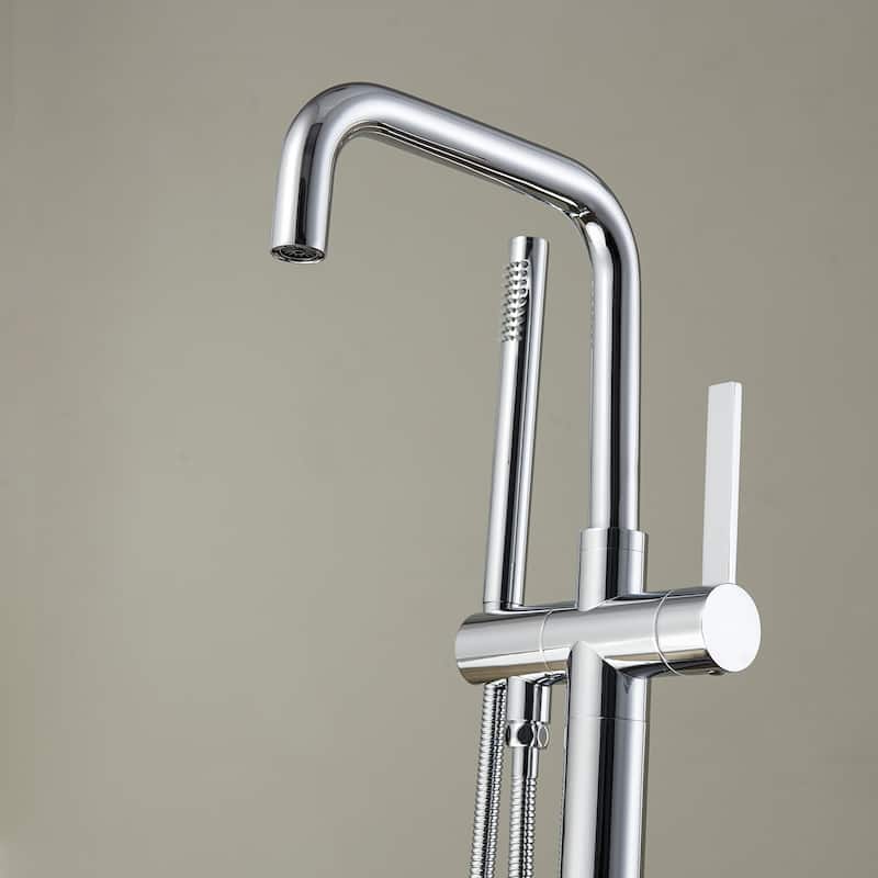 Delara Freestanding Tub Faucet with Hand Shower
