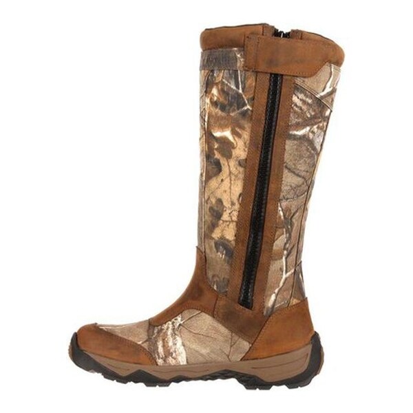 rocky zip up snake boots