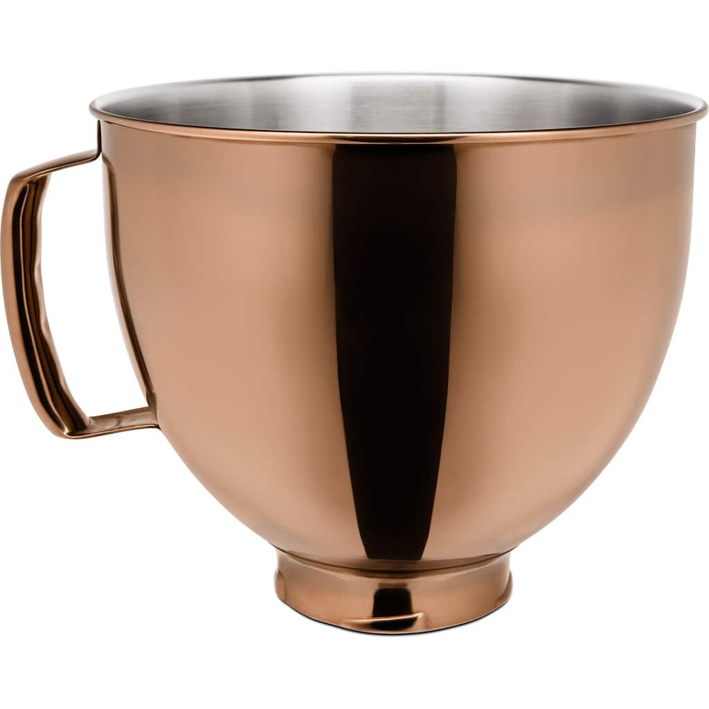 KitchenAid 5-Quart Tilt-Head Metallic Finish Stainless Steel Bowl in Radiant Copper