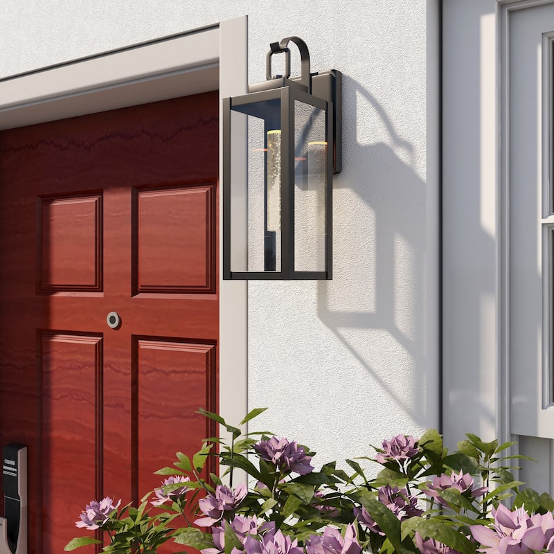 4Pack-7W LED Outdoor Wall Light - 5"x6.73"x13.74"