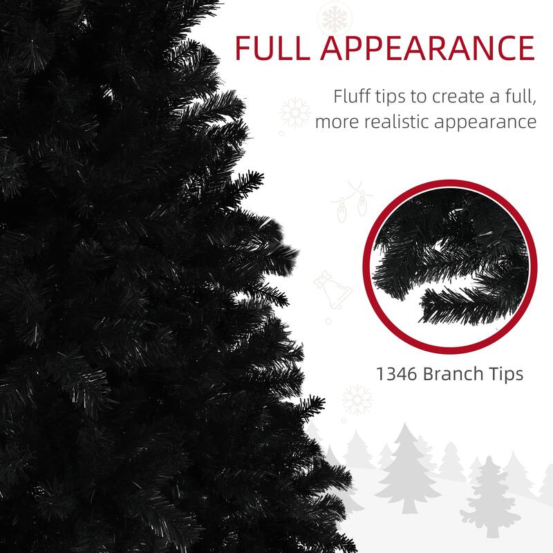 7.5FT/9FT Artificial Christmas Tree with Sturdy Base and Easy Assembly