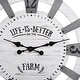 preview thumbnail 4 of 4, White Roman Numerals Wall Clock