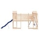 preview thumbnail 5 of 16, vidaXL Swing Set Outdoor Backyard Wooden Playground Equipment for Kids Age 3-8