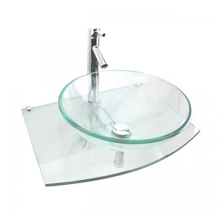 Renovators Supply Wall Mount Tempered Gl Bathroom Vessel Renovators Supply Wall Mount Tempered Gl Bathroom Vessel Sink On Free Shipping Today 12636335