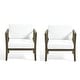 preview thumbnail 8 of 195, Outdoor Teak Solid Wood Patio Furniture Set Loveseat Armchair Table Collection