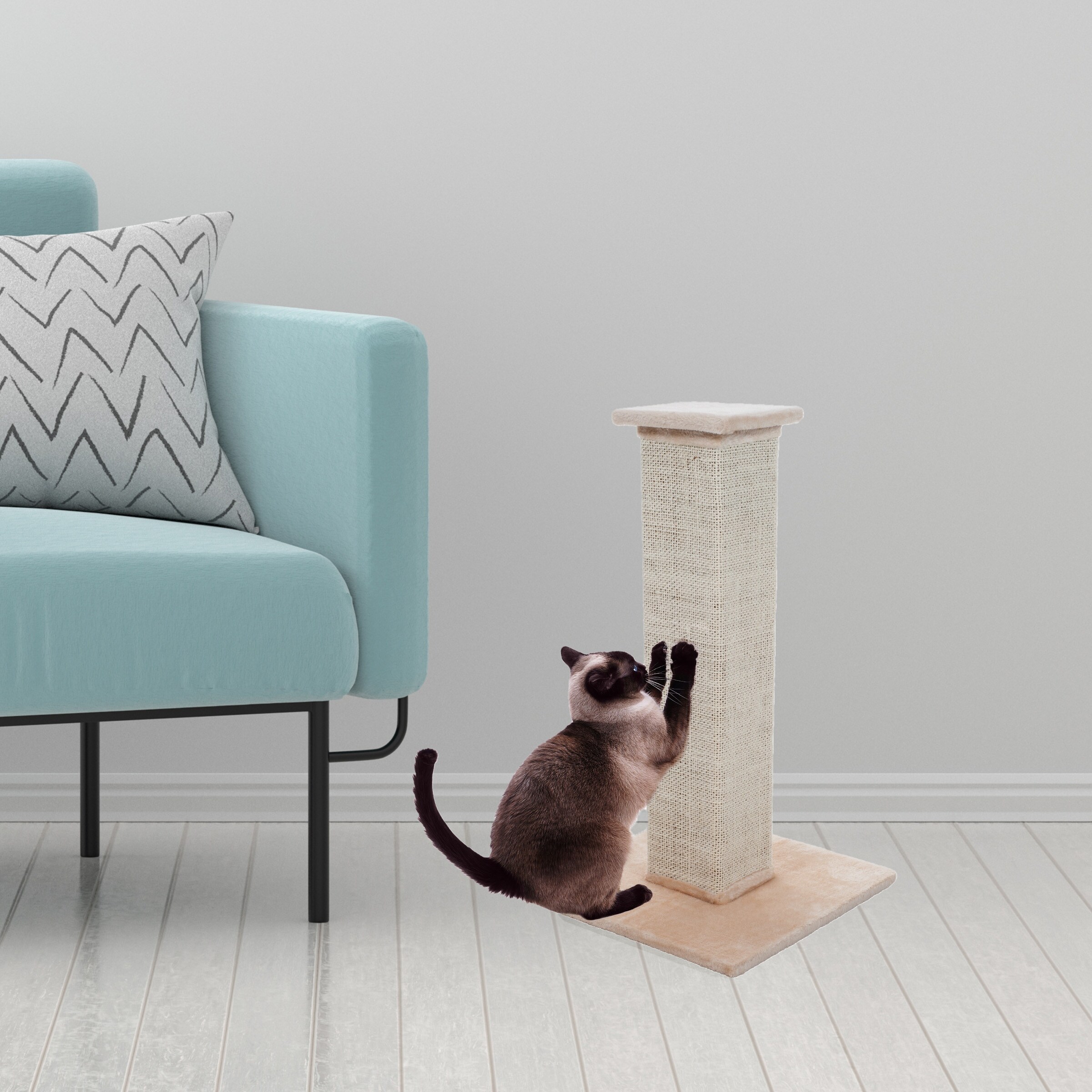 Smartcat perch for the ultimate scratching post outlet