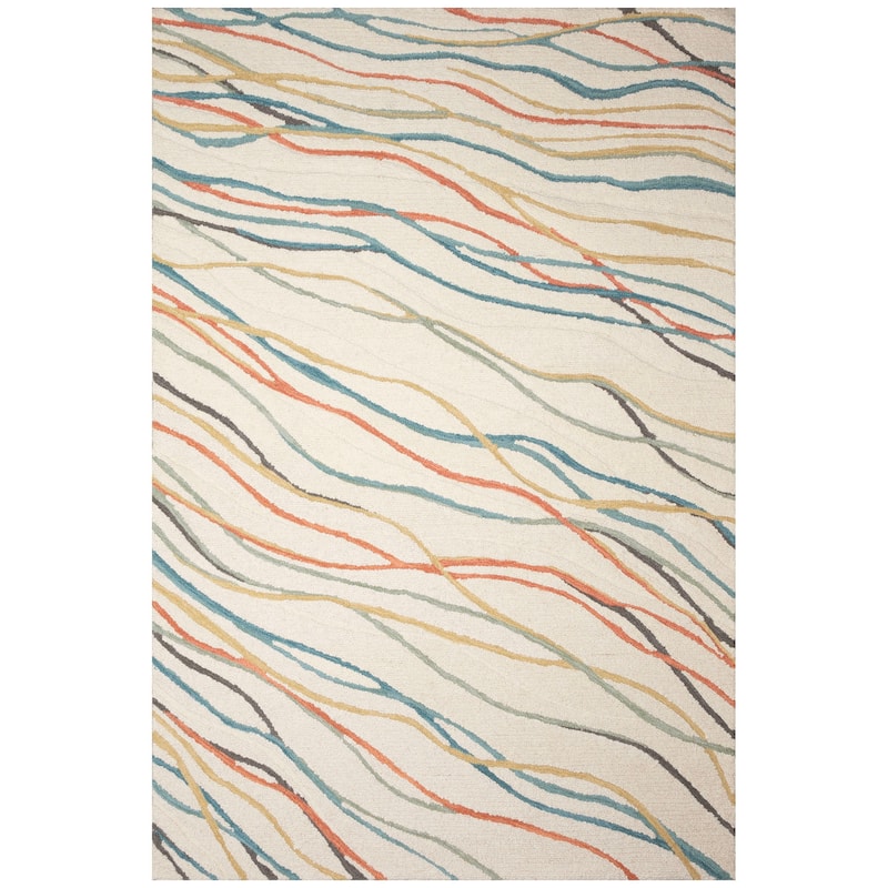 Liora Manne Horizon Ribbons Indoor Rug Moss