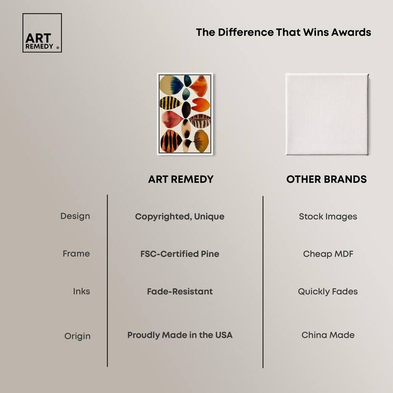 Assembled Pieces II Canvas by Art Remedy