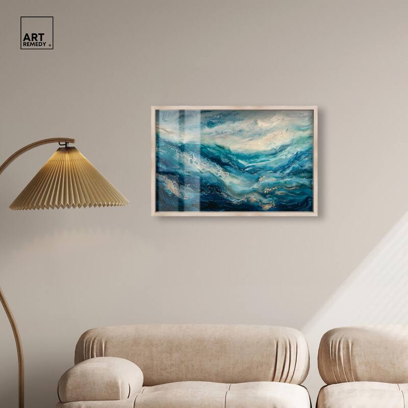 Jeweled Waters Shadowbox by Art Remedy