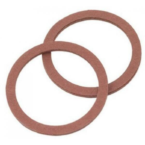 BrassCraft SCB0200 Red Pressed Fiber Cap Thread Gasket, 10 Pack Bed