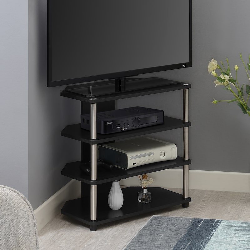 Convenience Concepts Designs2Go Corner TV Stand for TVs up to 29 Inches - Black