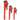 Stalwart 3-Piece Heavy Duty Pipe Wrench Set with Storage Pouch